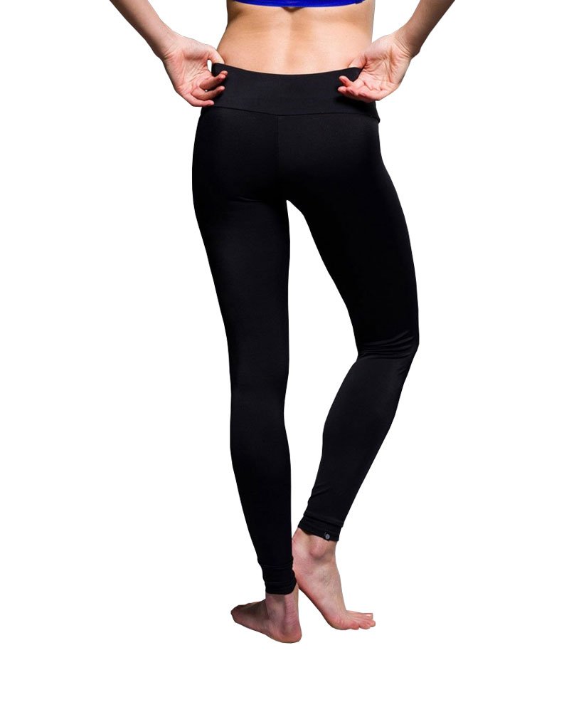 Onzie Hot Yoga Leggings 209 Black (Black, Small/Medium)