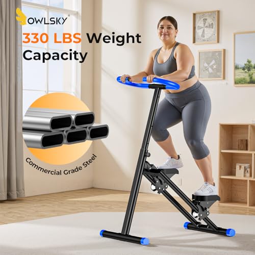 Image of OWLSKY Stair Stepper for Home,Vertical Climber Exercise Machine with Stable Triangular Frame, Smooth & Quiet Motion, Full Body Workout Equipment