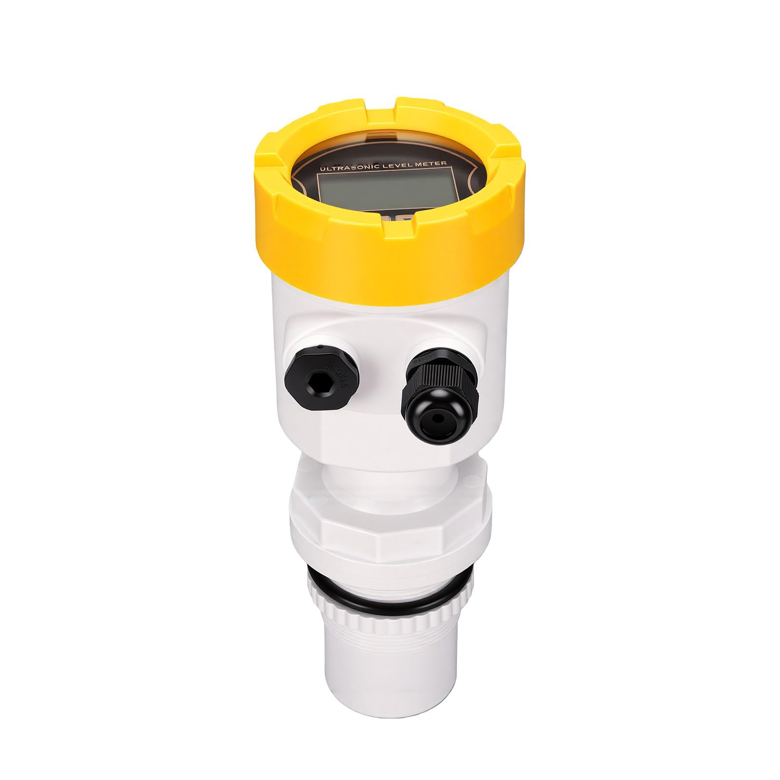 GOWENIC Ultraschall-Flüssigkeitsstandsensor, 0–8 M, LCD-Display, 4–20 MA, Analogausgang, Digitaler Wasserstandsmesser, Wasserdicht für Tank