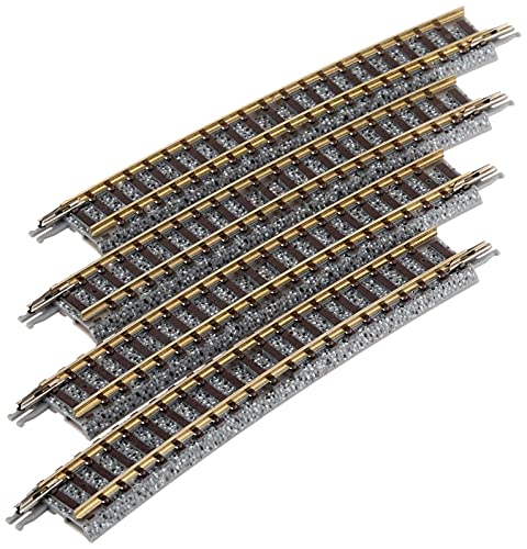 4 voies courbées en lit de gravier 10° TomyTEC pour agrandir un circuit ferroviaire réaliste