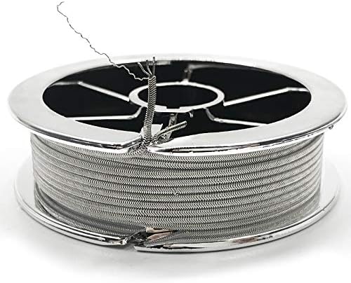 10 ft - AWG 26GAx3+32GA Alien Resistance Wire Kanthal A1+ SS316L Prebuilt Wire Coils for Household Wiring Use