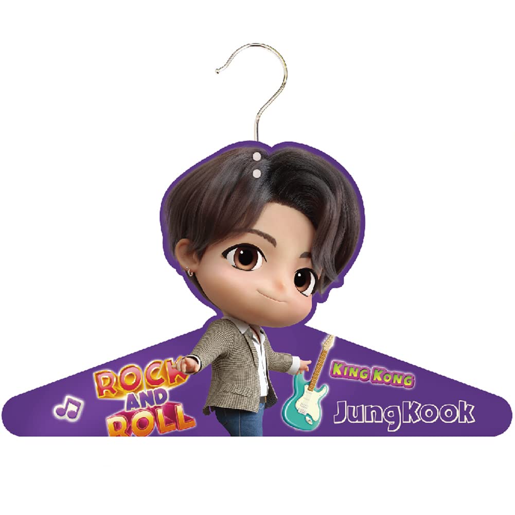 Sponsored Ad - BTS Merchandise Official Licensed Kpop Merch - BTS TinyTAN Character Clothes Hanger with Steel Hook (Jungkook)