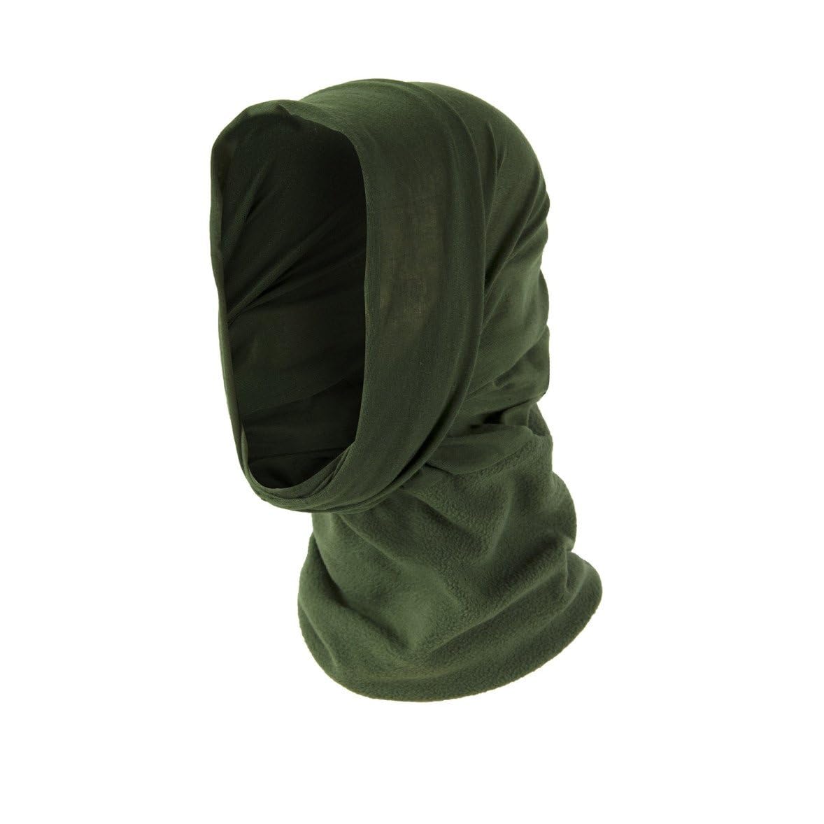 Highlander Olive Green Thermal Fleece Headover,