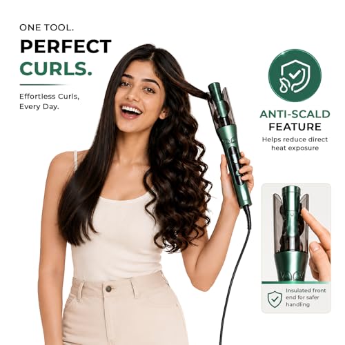 Image of VGR V-583 Professional Electric Hair Curler | Stylish Hair Styling Powerful Automatic Professional Hair Curler | 360 Swivel Cord with 220 C Max Heat Setting