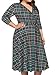 kissmay Womens Christmas Dress, Plus Size Dresses for Wedding Guest Vneck Flannel Christmas Party Dress Oversize Women Clothes Fashion 2023 Holiday Dresses for Women Christmas Green 22 Plus