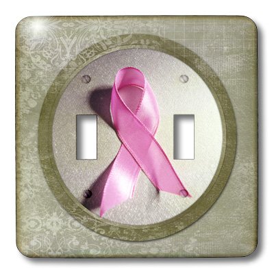 Ruban de sensibilisation au cancer du sein pour remplacer une plaque terne interrupteur multicolore - 4