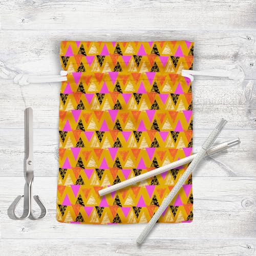 Image of ArtzFolio Mixed Triangled D3 | Pouch Wrist Potli Bag | Bag for Weddings & Casual Parties