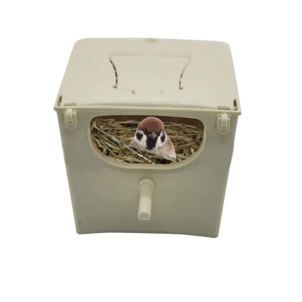 Buy Evenlyao Bird Nest Box,Bird Cage Nesting Box Plastic Parakeet House