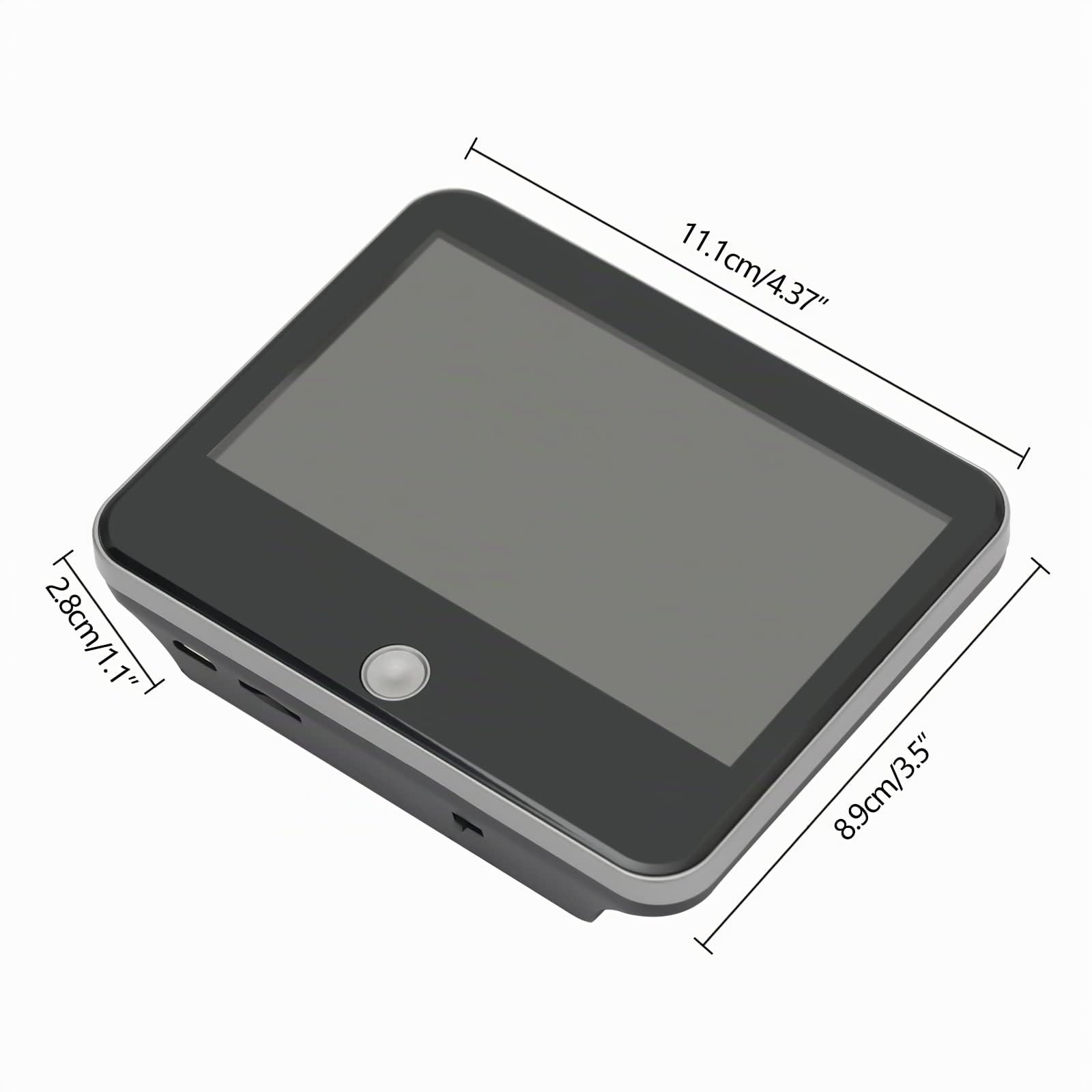 Timbre inalámbrico con cámara de timbre conectado, videoportero inalámbrico exterior, timbre inalámbrico exterior impermeable con cámara ángulo de visión amplio de 140°, adecuado para familias,