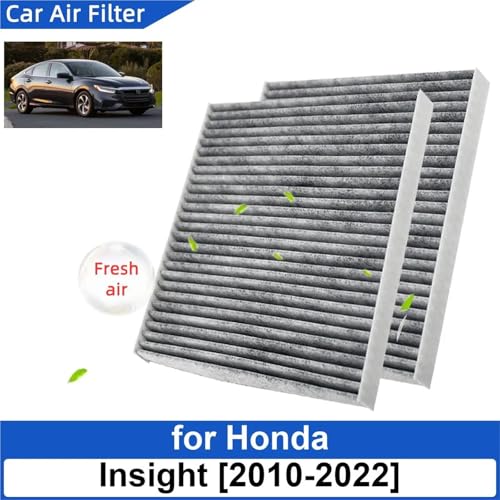 Filtro de habitáculo contra malos olores de fibra de carbono para Honda Insight 2