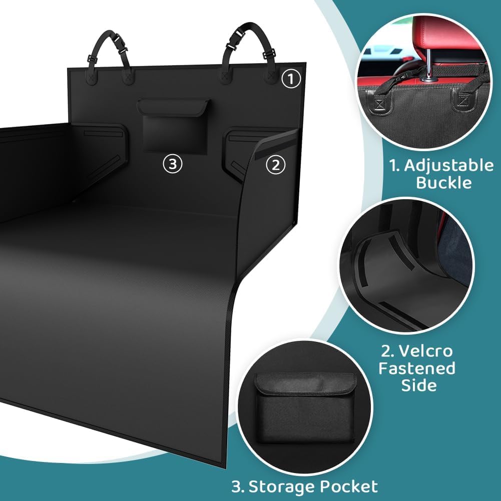 Protector Universal para Maletero de Perro para Audi Q6 e-Tron / Q6 e-Tron Sportback, Resistente al Agua, Resistente A Los Arañazos Coche Alfombrilla Mascotas