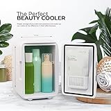 ARTECH 4 Litre Mini Fridge for Bedroom – Portable Desk Fridge, 6 Can Small Fridge with AC/DC Power, Cooler & Warmer for Home, Office, Car, Travel, Skincare, Drinks & Snacks - Image 3