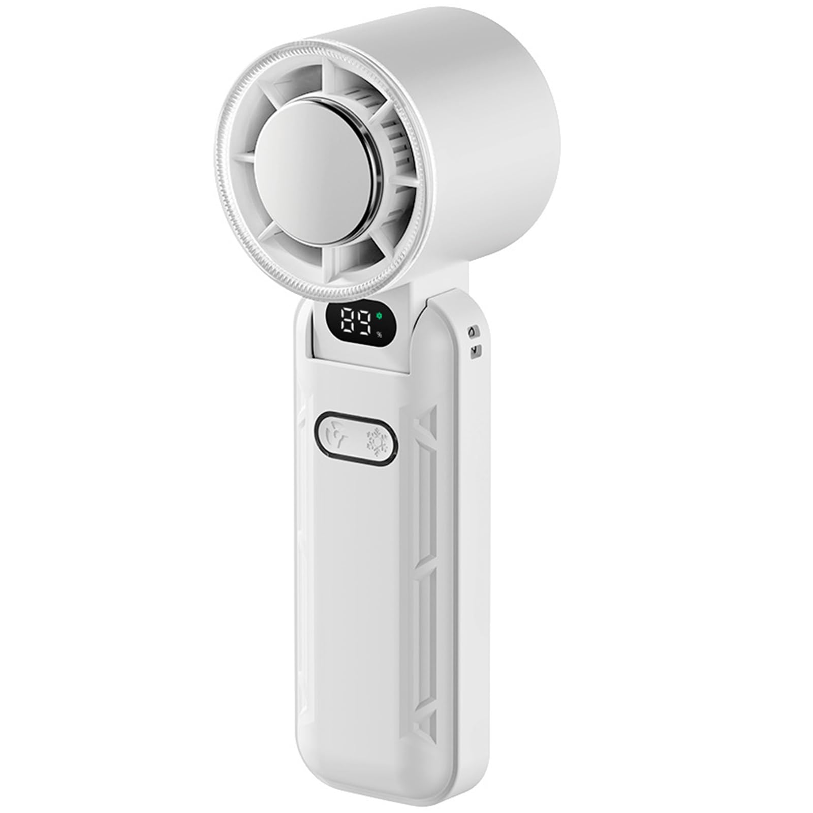 Jazuaiao Portable Handheld Fan Speed Adjustable Fan Rechargeable 3600mAh Blower for Women Travel Camping Outdoor Handheld Small