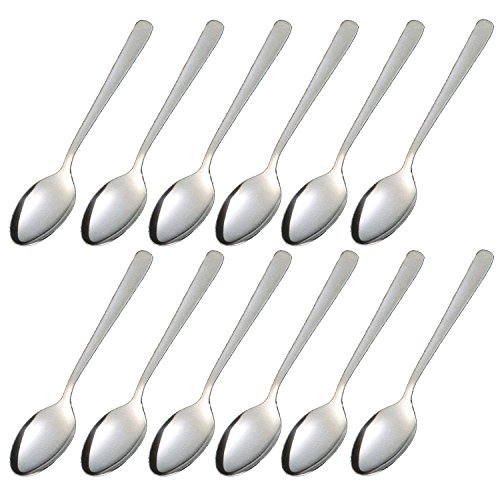 Nagao Lilac Tea Spoon, Set of 12, 18-8 Stainless Steel, Made in Japan