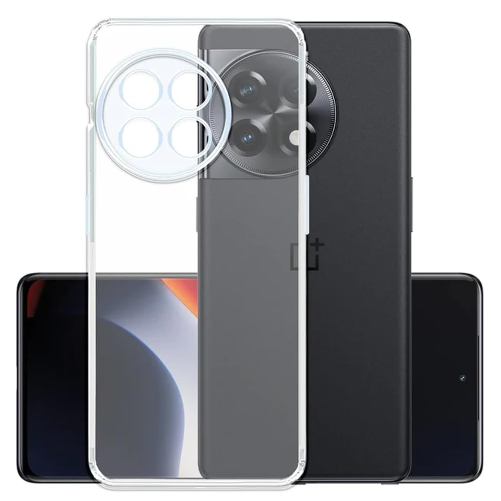 Amazon Brand- Solimo Basic Case for OnePlus 11 5G (Silicone_Transparent) (B0CRTJH7QL) Amazon Price History, Amazon Price Tracker