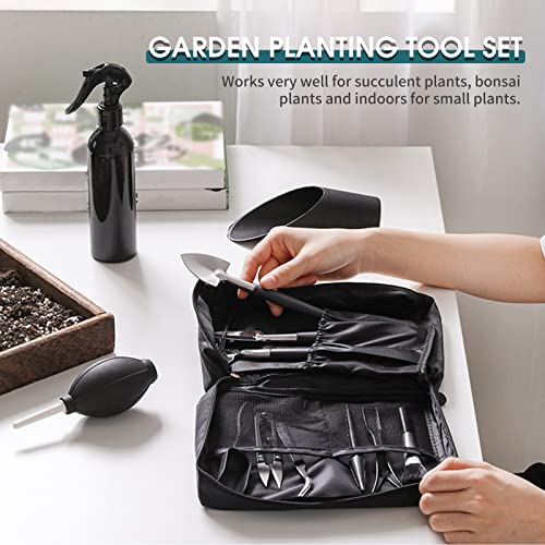 Bulaned Conjunto de ferramentas de plantio de jardim de 15 peças Bonsai Succulent Transplanting Mini