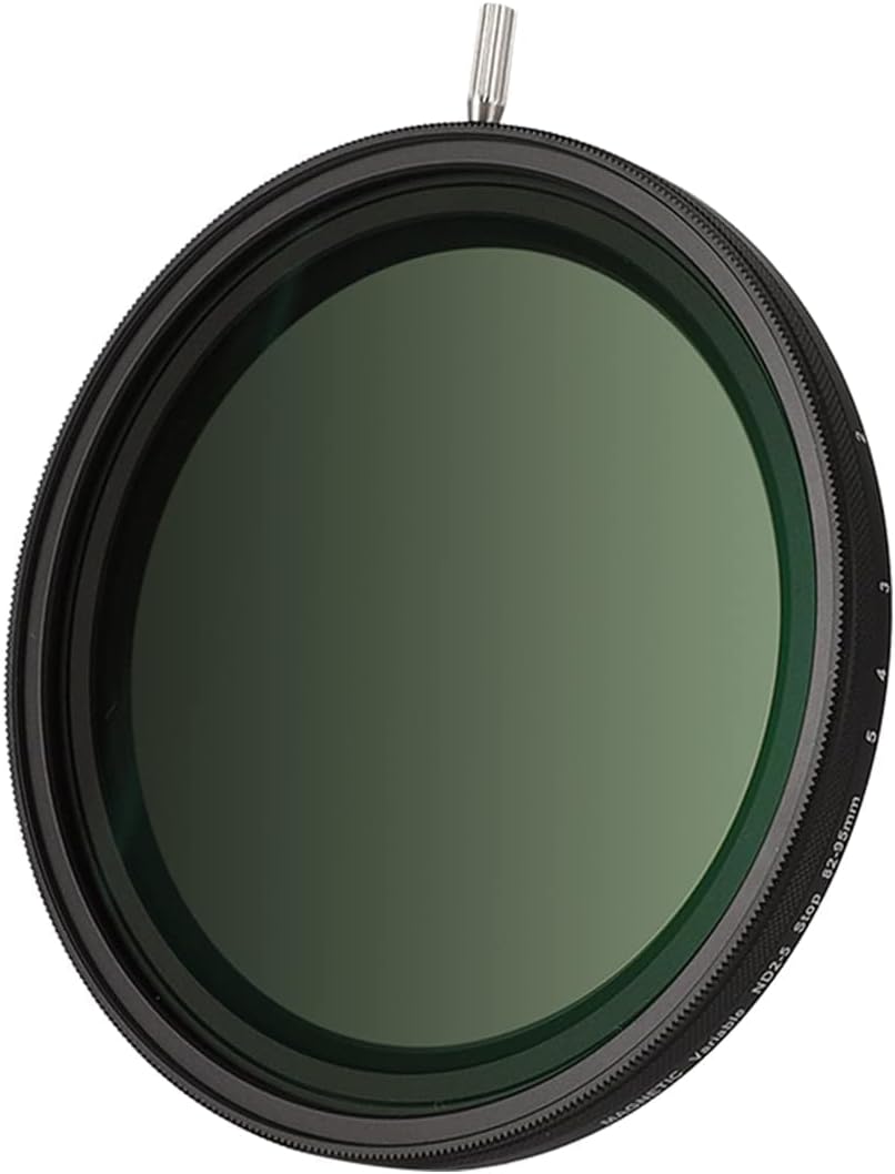 Kase 77mm Wolverine Magnetic Variable ND Neutral Density Filter ND3-ND32 (1.5-5 Stops) with Magnetic Adapter Ring for Camera Lens,Shockproof Tempered Optical Glass Multi Coated,No X Cross