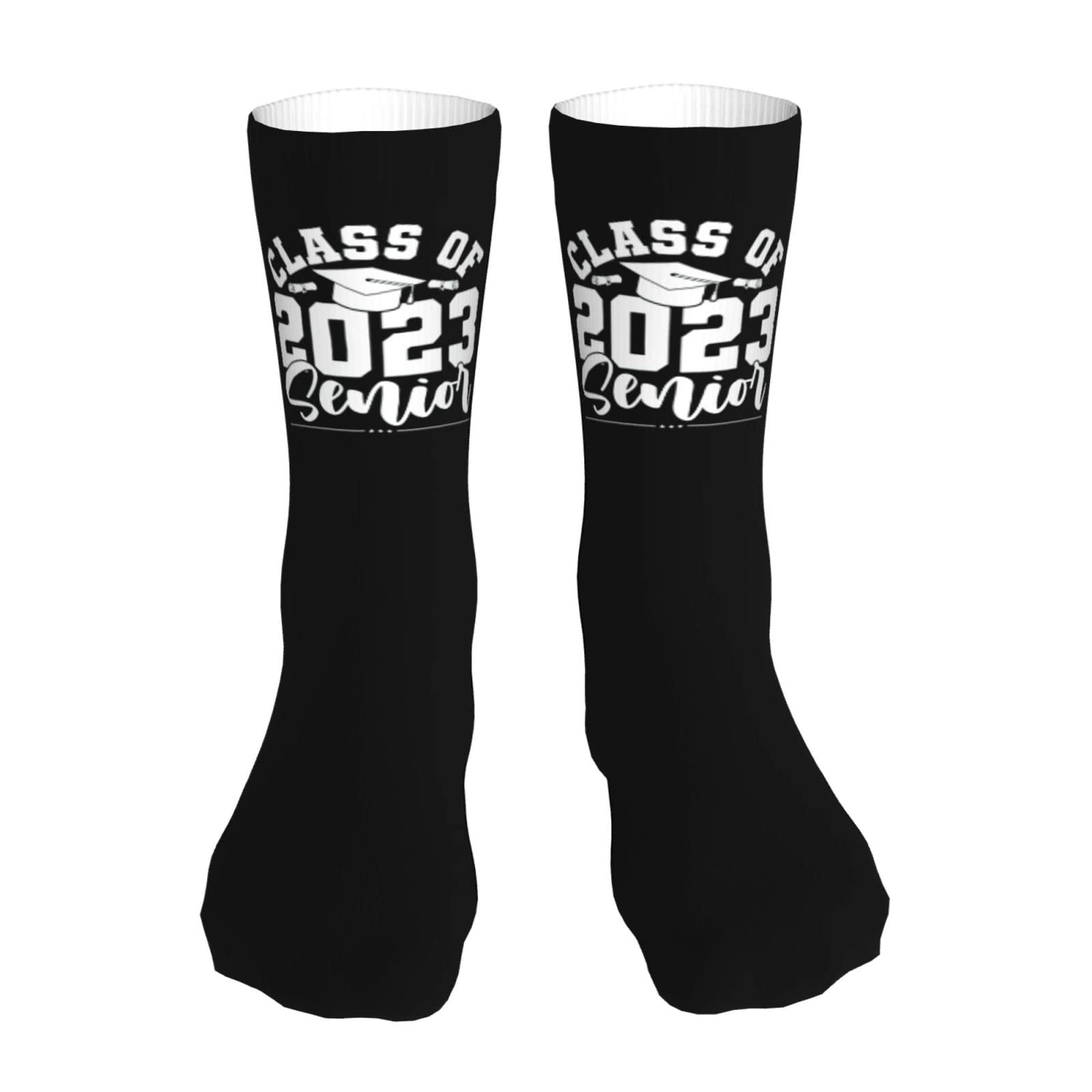 Aooedm Unisex As Pic Seniors Class Of 2023 Socks Funny Socks Casual Crew Socks Compression Running Sock Moisture Wicking Novelty Christmas Gifts