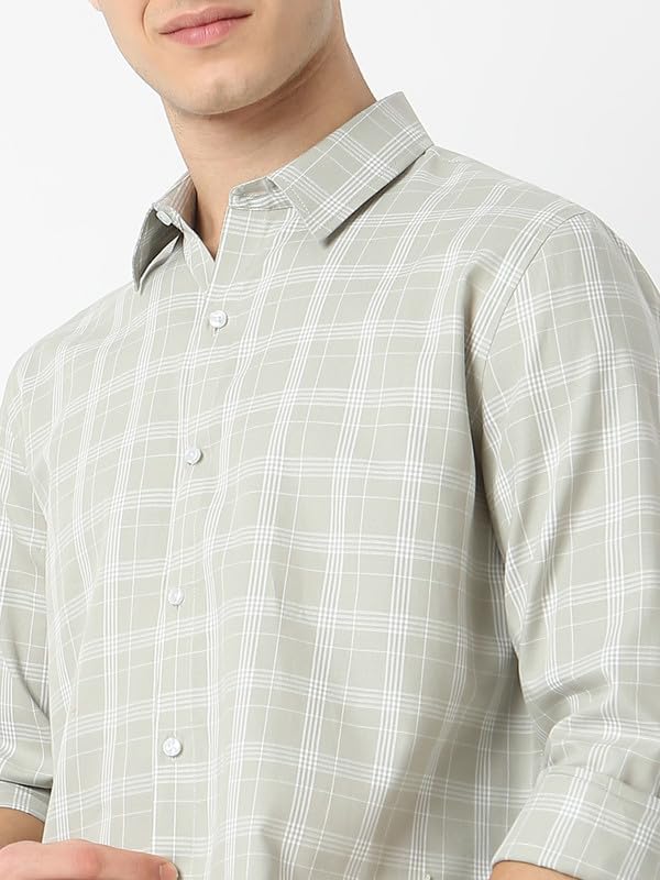 Image of Mens Striped Slim Fit Cotton Casual Shirt | Full Sleeves Mens Shirts | Stylish Shirt for Men