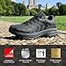 NORTIV 8 Men's Waterproof Hiking Shoes Non-Slip Lightweight for Walking Comfort Outdoor Trekking Camping Climbing Daily Fashion Sneakers Armadillo FieldLite,Size 10.5,All Black,Armadillo FieldLite