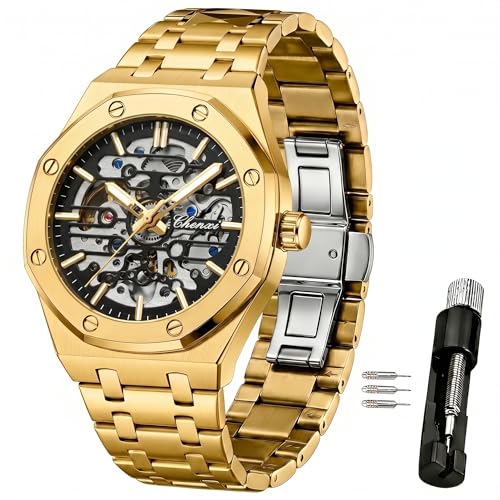 Montre automatique homme squelette étanche : fini les piles avec le style Verhux