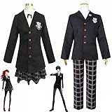 Anime Persona 5 Cosplay Costume Akira Kurusu / Ren Amamiya School JK Uniform For Men Women Clothes Suits Skirt (XXL, Men Style)
