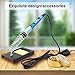Electronics Soldering Iron Kit - 80W Digital LCD Solder Gun with ON/OFF Switch Adjustable Temperature Controlled and Fast Heating Thermostatic Design Welding Tools for DIY Welding Circuit Board (80W)