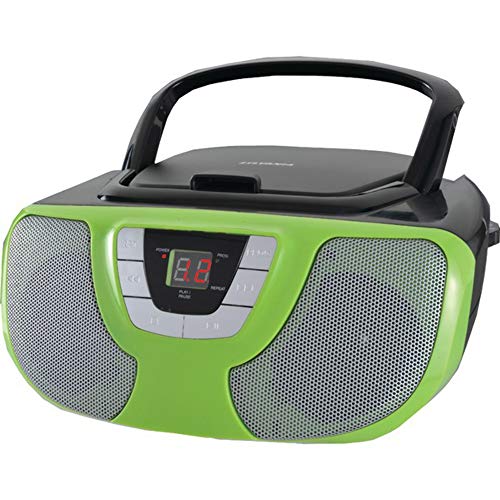Sylvania Portable CD Player Boom Box with AM/FM Radio (Teal)