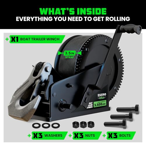 Rhino USA 2-Speed Boat Winch