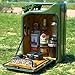 Custom Cocktail Jerry Can Mini Bar, Liquor Cabinet, Wall Mountable with Full Set, Handmade Travel Kit, Gift For Party Lover, Secret Santa Gift (Military Green)