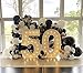 DUBEDAT 113Pcs Black Gold Balloon Garland Kit Black White Gold Marble Balloons Arch for Birthday Party New Year wedding Bridal Shower and Graduation Party
