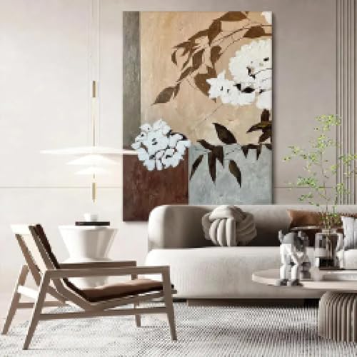 Impression toile fleurs vintage XINBAO pour habiller un grand mur nu