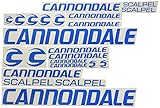 Exklusives Design Ecoshirt DZ-VCY8-V9BU Aufkleber Stickers Bild Frame Cannondale Scalpel Am26 Aufkleber Decals Adesivi Bike BTT MTB Cycle, Blau
