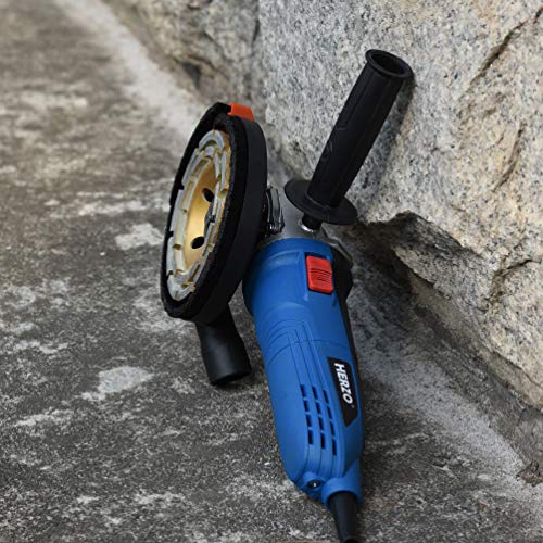 HERZO Universal Surface Grinding Dust Shroud for Angle Grinder 5-inch