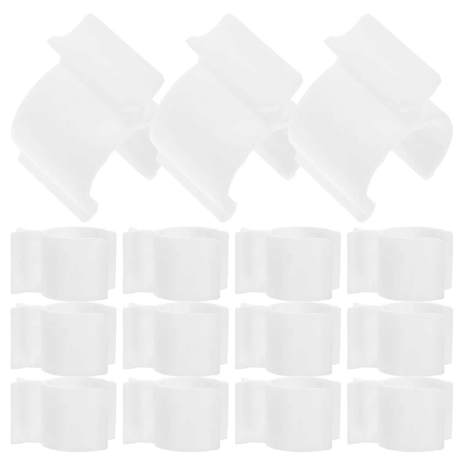 120pcs Plastic Bottle Pump Lock Clips for Leakproof Cleansing Oil Lotion Dispenser Accessory Collar
