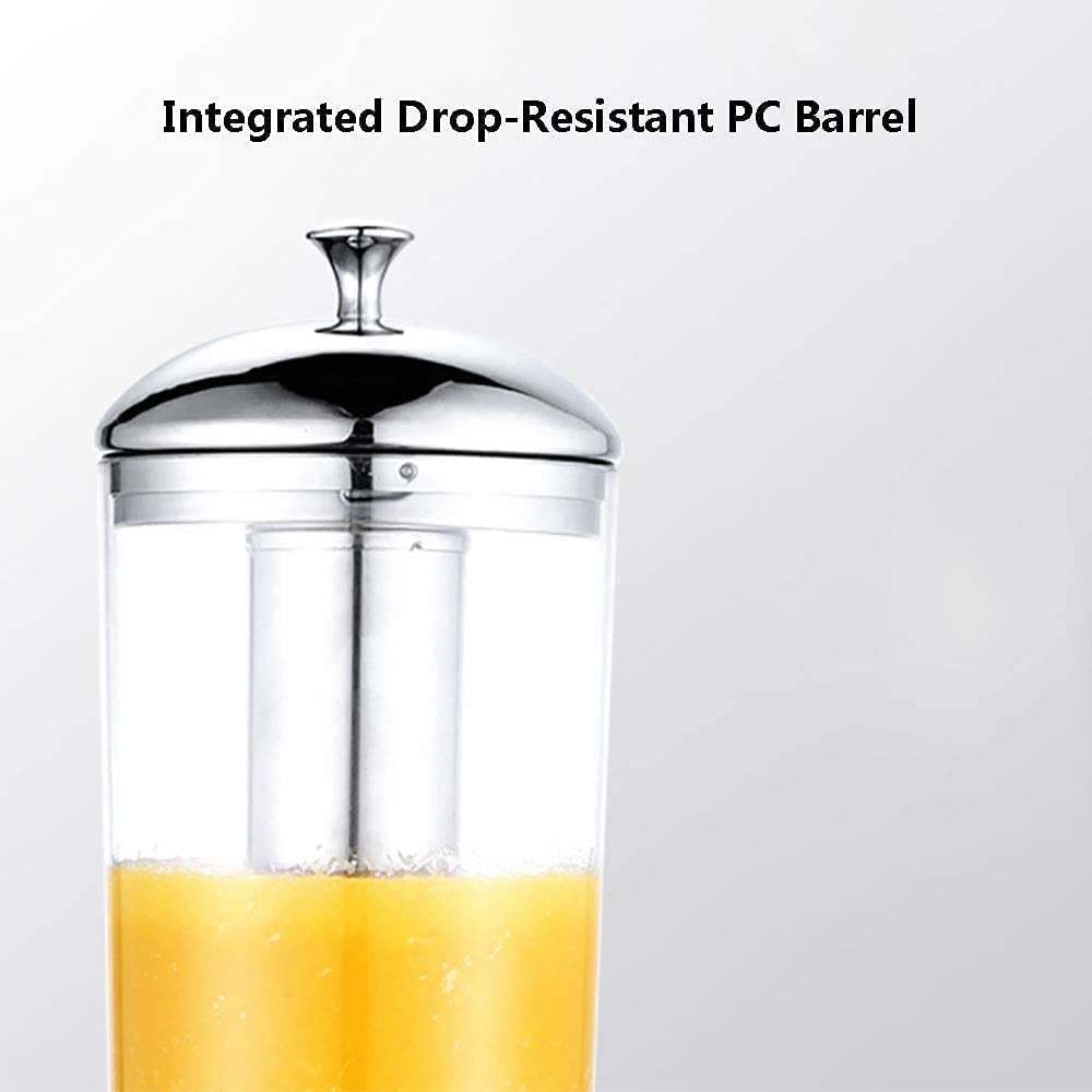 Beer Dispenser With Faucet, Beverage Dispenser, Beer Dispenser With Ice Chamber, 3-liter Capacity, Party Beer Dispenser (size: 3L)