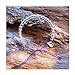 4Ocean Bracelet with Charm Made from 100% Recycled Material Upcycled Jewelry (Purple)