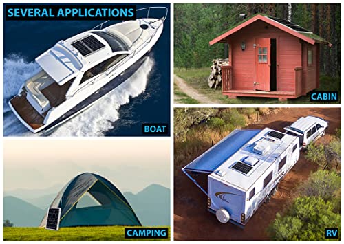Mighty Max Battery 100 Watt 12 Volt Waterproof Polycrystalline Solar Panel Charger #TOP5