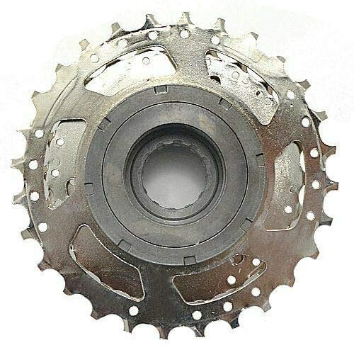 Miniatura 3 de DNP Tornillo de 7 velocidades en la placa de níquel de rueda libre 11-28T, ST1780