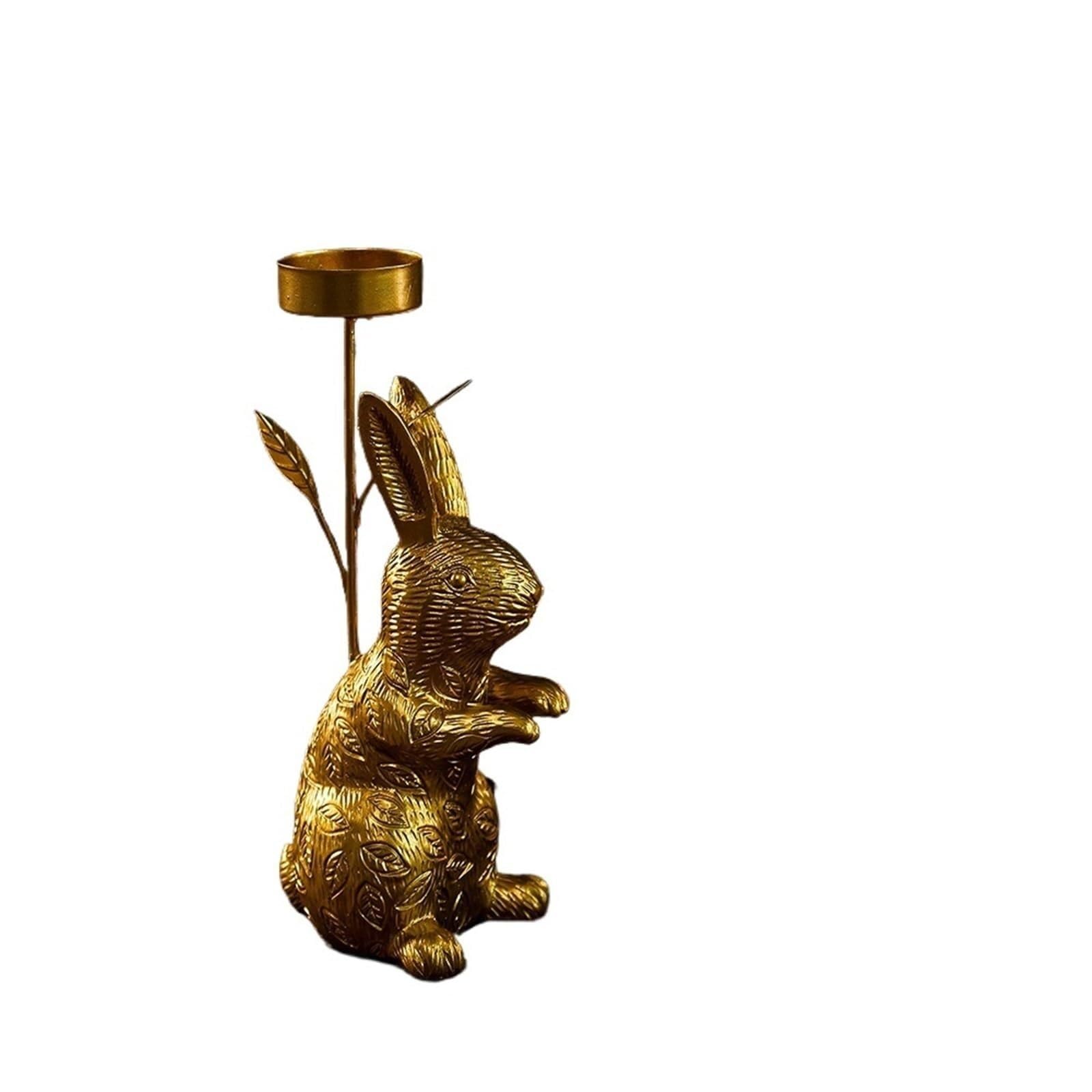 Candle Holders Rabbit Candle Holder Bunny Candlestick Home Living Room Dinner Table Decor(Color2)