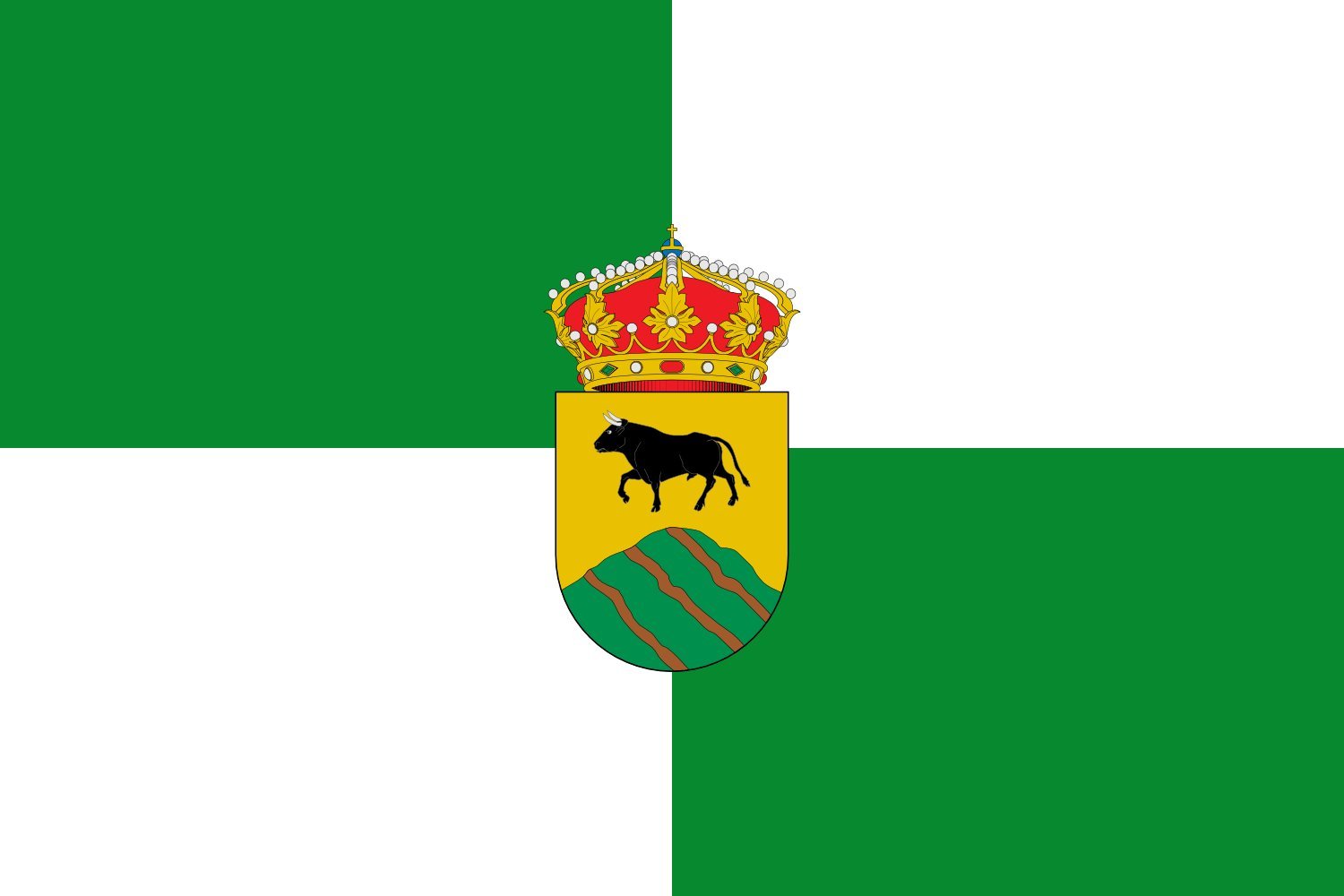 Drapeau Menasalbas grand format pour remplacer vos pavillons usés