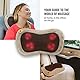 GESS Shiatsu Massagekissen mit Wärmefunktion 3D-rotierenden Elektrische Massagegerät für Nacken Schulter Rücken Muskel, Ideal für Haus Büro und Auto