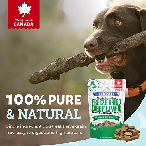 Nutri Bites Freeze Dried Liver Treats for Dogs & Cats HighProtein