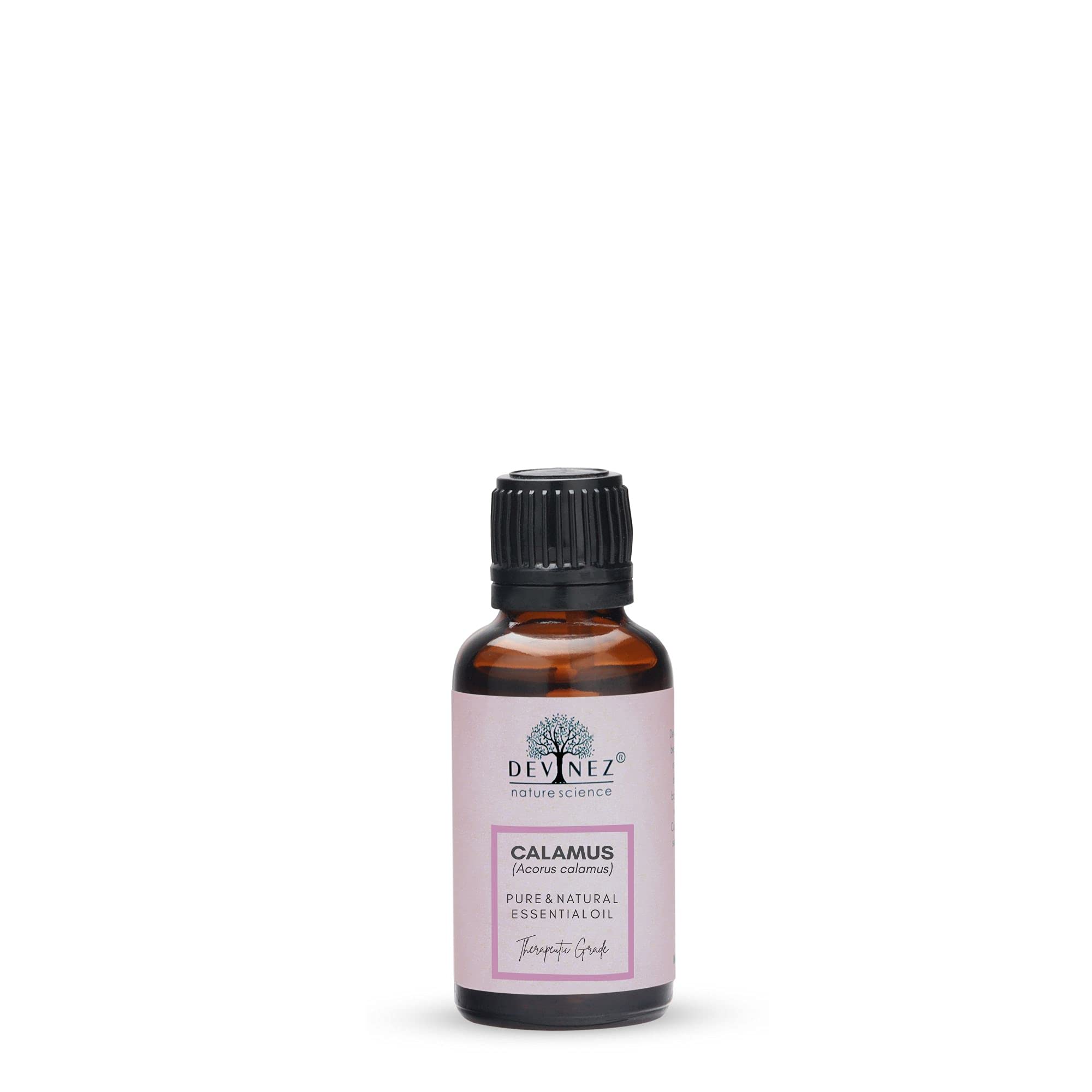 Devinez Calamus Essential Oil, 100% Pure, Natural & Undiluted, 30ml in Glass Bottle - Reduce Tension, pain, inflammation and irritation (B01HJY9U14) Amazon Price History, Amazon Price Tracker