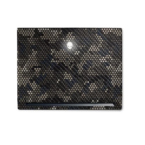Image of MightySkins Carbon Fiber Skin Compatible with Alienware M18 R1 (2023) Full Wrap Kit - Camo Dots | Protective, Durable Textured Carbon Fiber Finish | Easy to Apply & Change Styles | Made in The USA
