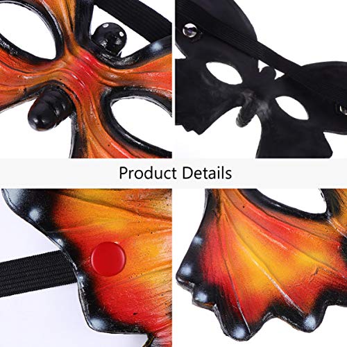 STOBOK Máscara de Borboleta de Halloween Mascarado de Festa para Os Olhos Máscara Veneziana Máscara