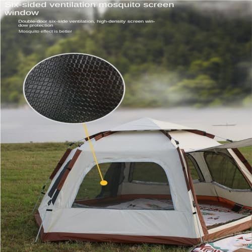 Carpa hexagonal automática portátil para camping familiar miniatura 6