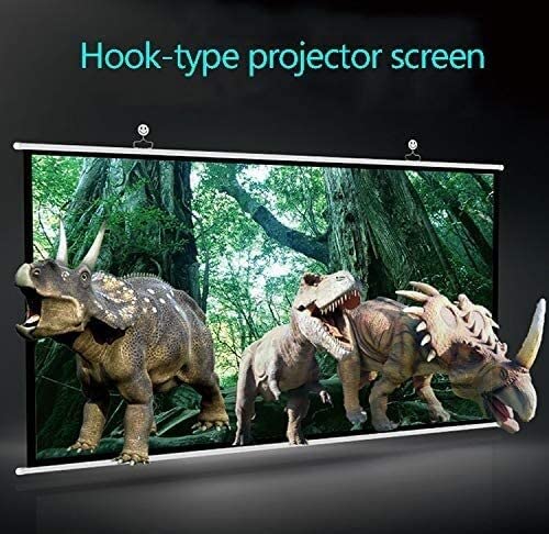 Pantalla para proyector 60 pulgadas 1:1 tela gris mate miniatura 3