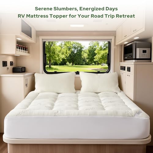 Image of BEDLORE RV Queen Mattress Topper , Pillow Top Mattress Pad