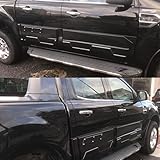 molduras laterales para coches ✅ COLOR NEGRO MATE: acabado negro mate liso sin pintar, se puede pintar para que coincida con el color específico de su vehículo.